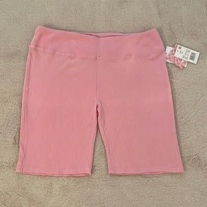 NWT Target x Ascot+Hart Pink Biker Shorts